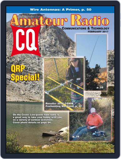CQ Amateur Radio February 1st, 2017 Digital Back Issue Cover