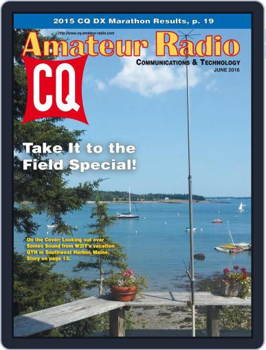 CQ Amateur Radio June 1st, 2016 Digital Back Issue Cover
