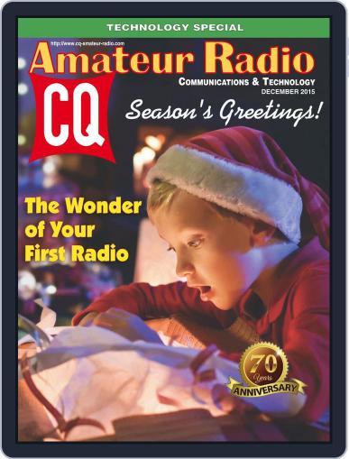 CQ Amateur Radio December 1st, 2015 Digital Back Issue Cover