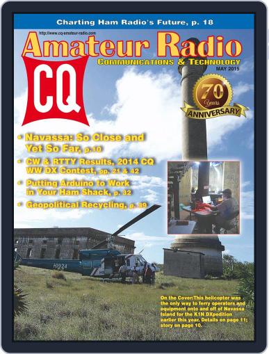 CQ Amateur Radio May 1st, 2015 Digital Back Issue Cover