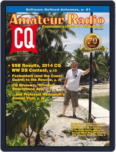 CQ Amateur Radio April 1st, 2015 Digital Back Issue Cover