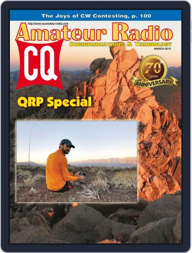 CQ Amateur Radio March 1st, 2015 Digital Back Issue Cover