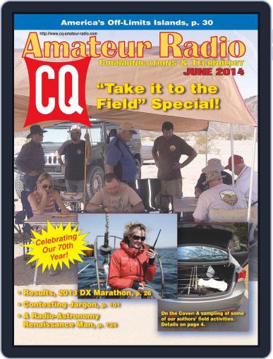 CQ Amateur Radio June 2nd, 2014 Digital Back Issue Cover