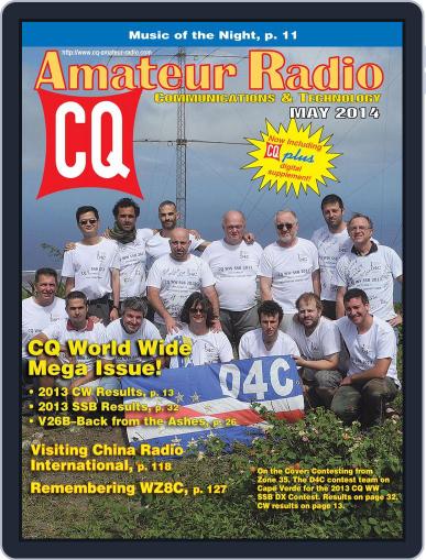 CQ Amateur Radio May 5th, 2014 Digital Back Issue Cover