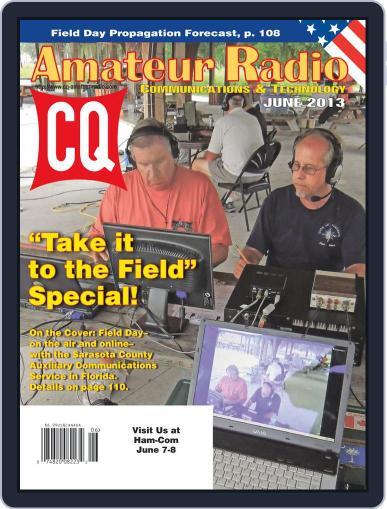 CQ Amateur Radio June 1st, 2013 Digital Back Issue Cover