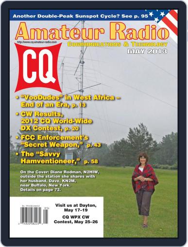 CQ Amateur Radio May 1st, 2013 Digital Back Issue Cover