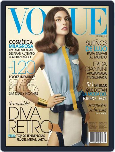 Vogue Latin America January 1st, 2013 Digital Back Issue Cover