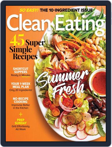 Clean Eating July 1st, 2019 Digital Back Issue Cover