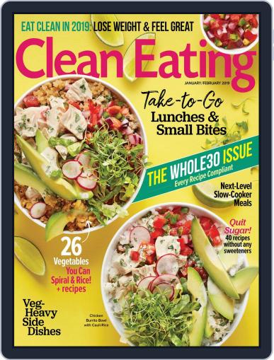 Clean Eating January 1st, 2019 Digital Back Issue Cover