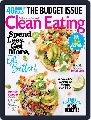 Clean Eating September 1st, 2018 Digital Back Issue Cover