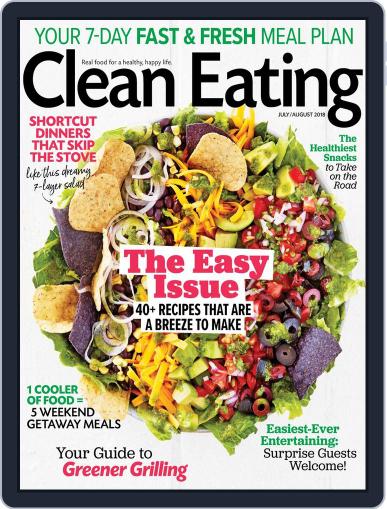 Clean Eating July 1st, 2018 Digital Back Issue Cover