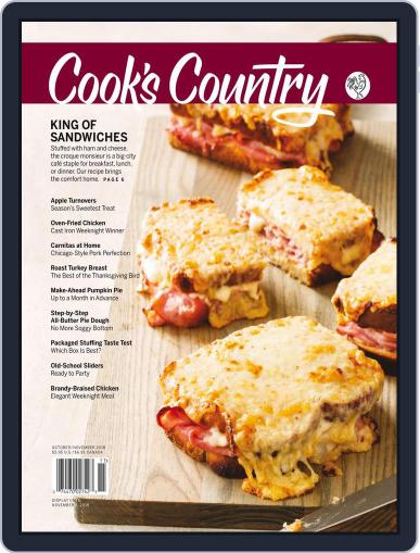 Cook's Country October 1st, 2018 Digital Back Issue Cover