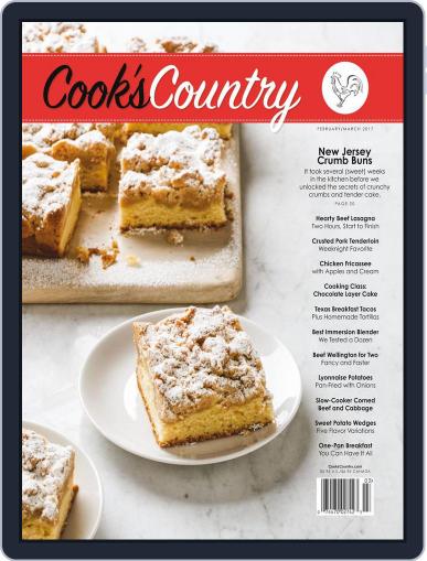 Cook's Country February 1st, 2017 Digital Back Issue Cover
