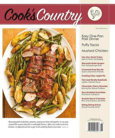 Cook's Country October 1st, 2015 Digital Back Issue Cover
