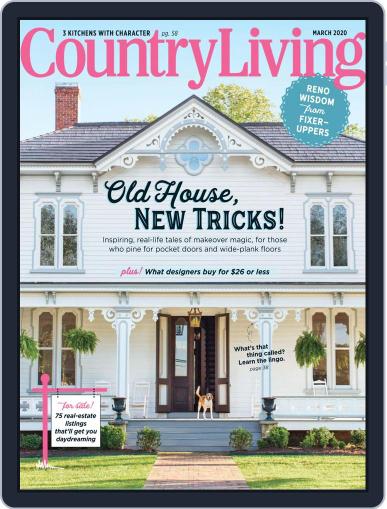 Country Living March 1st, 2020 Digital Back Issue Cover