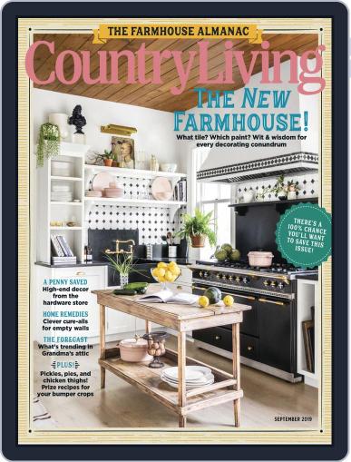 Country Living September 1st, 2019 Digital Back Issue Cover