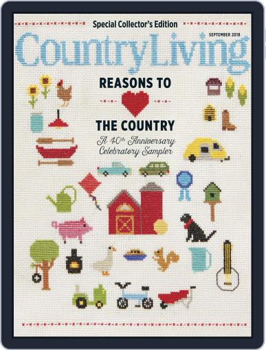 Country Living September 1st, 2018 Digital Back Issue Cover