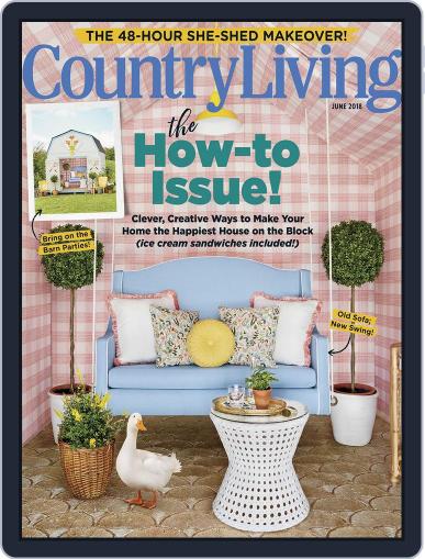 Country Living June 1st, 2018 Digital Back Issue Cover