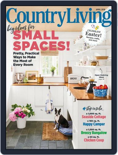 Country Living April 1st, 2018 Digital Back Issue Cover