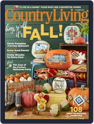 Country Living October 1st, 2017 Digital Back Issue Cover