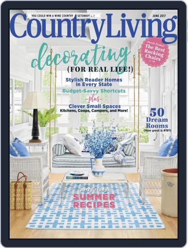 Country Living June 1st, 2017 Digital Back Issue Cover