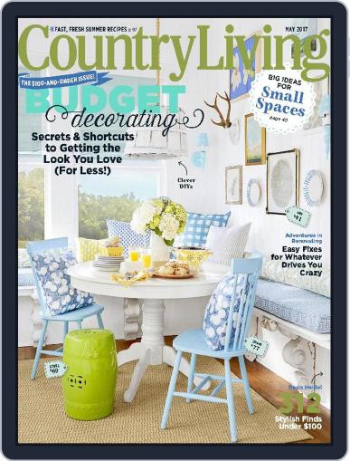 Country Living May 1st, 2017 Digital Back Issue Cover