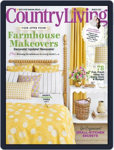 Country Living March 1st, 2017 Digital Back Issue Cover