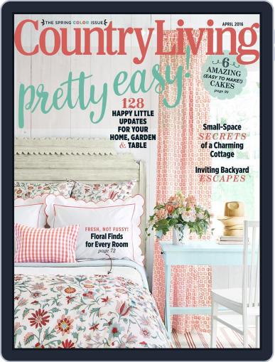 Country Living April 1st, 2016 Digital Back Issue Cover