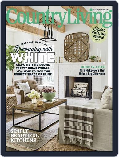 Country Living January 1st, 2016 Digital Back Issue Cover
