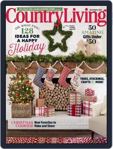 Country Living December 1st, 2015 Digital Back Issue Cover
