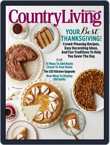 Country Living October 3rd, 2014 Digital Back Issue Cover