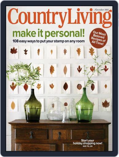 Country Living October 11th, 2012 Digital Back Issue Cover