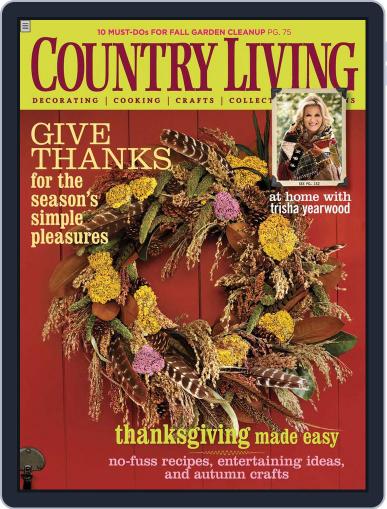 Country Living October 7th, 2008 Digital Back Issue Cover