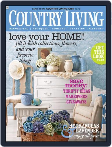 Country Living August 6th, 2008 Digital Back Issue Cover