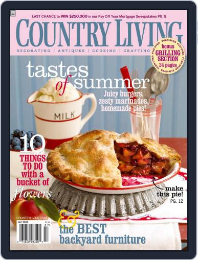 Country Living June 3rd, 2008 Digital Back Issue Cover