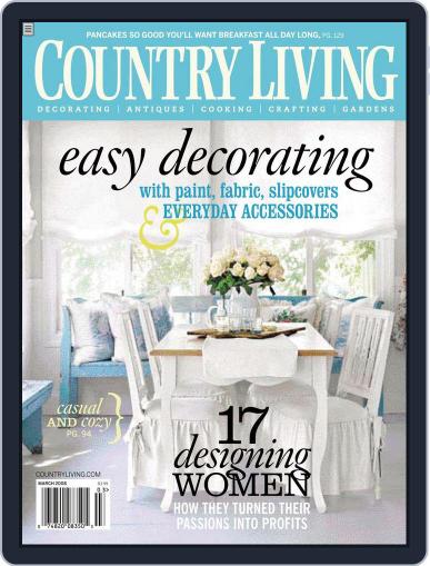 Country Living January 25th, 2008 Digital Back Issue Cover
