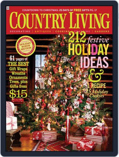 Country Living November 13th, 2007 Digital Back Issue Cover