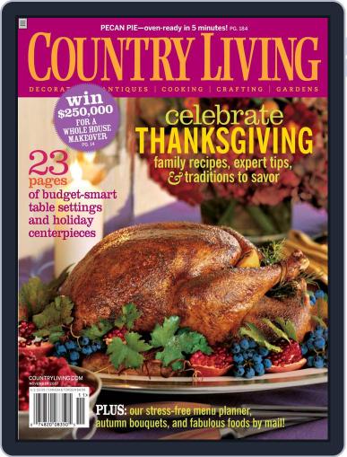 Country Living October 18th, 2007 Digital Back Issue Cover