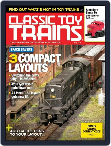 Classic Toy Trains May 1st, 2020 Digital Back Issue Cover