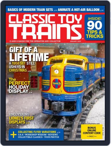 Classic Toy Trains January 1st, 2020 Digital Back Issue Cover