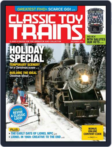 Classic Toy Trains December 1st, 2019 Digital Back Issue Cover