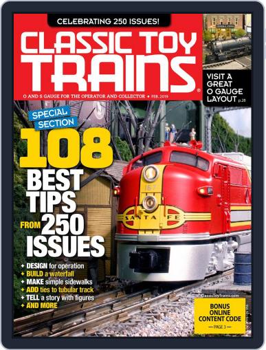 Classic Toy Trains February 1st, 2019 Digital Back Issue Cover
