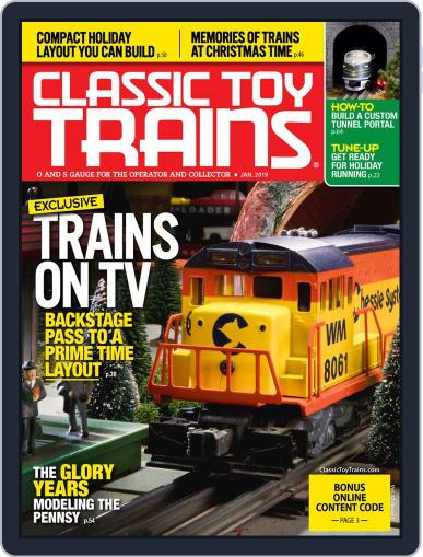 Classic Toy Trains January 1st, 2019 Digital Back Issue Cover