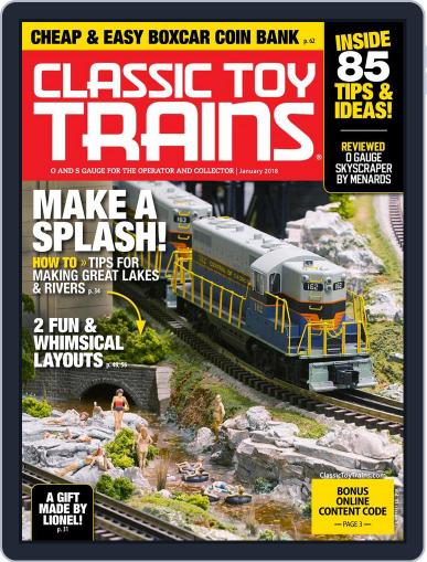 Classic Toy Trains January 1st, 2018 Digital Back Issue Cover