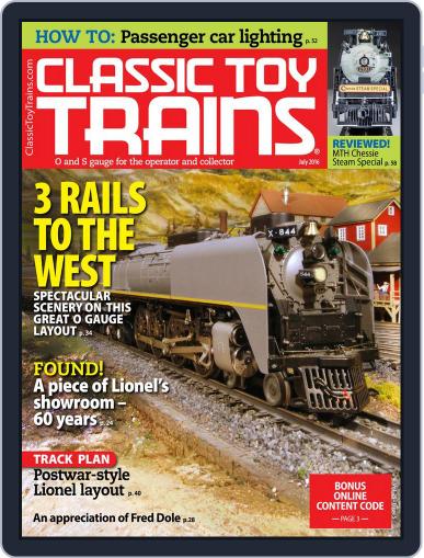 Classic Toy Trains May 20th, 2016 Digital Back Issue Cover