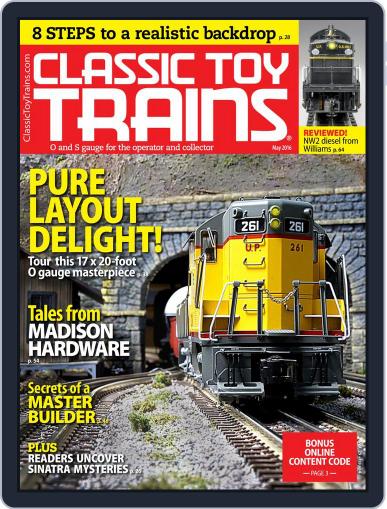 Classic Toy Trains March 18th, 2016 Digital Back Issue Cover