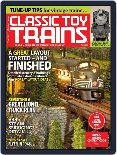 Classic Toy Trains January 15th, 2016 Digital Back Issue Cover