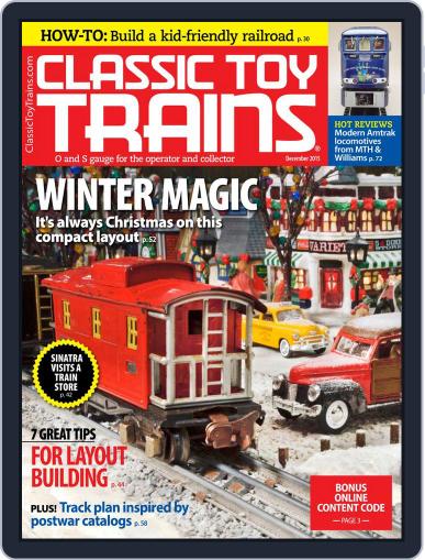 Classic Toy Trains December 1st, 2015 Digital Back Issue Cover