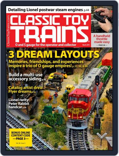 Classic Toy Trains January 16th, 2015 Digital Back Issue Cover