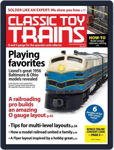 Classic Toy Trains March 14th, 2014 Digital Back Issue Cover